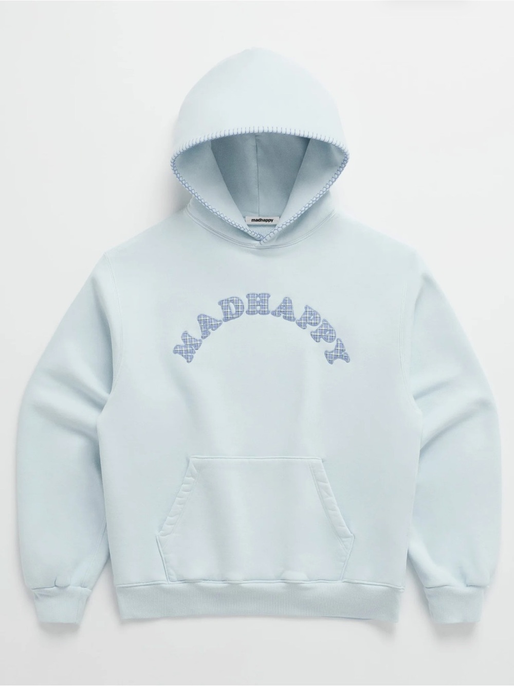 Madhappy light blue embroidered sweatshirt M